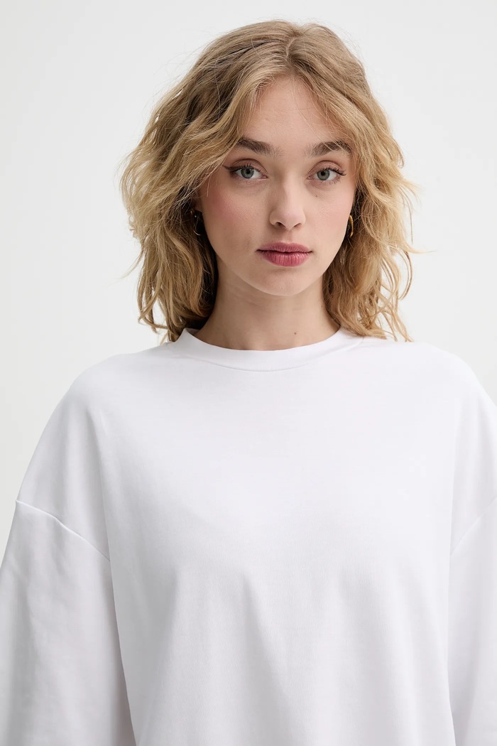 Bavlněné tričko AllSaints AMELIE bílá W195JA