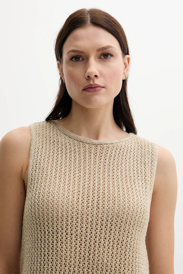 Top United Colors of Benetton béžová 11365H007