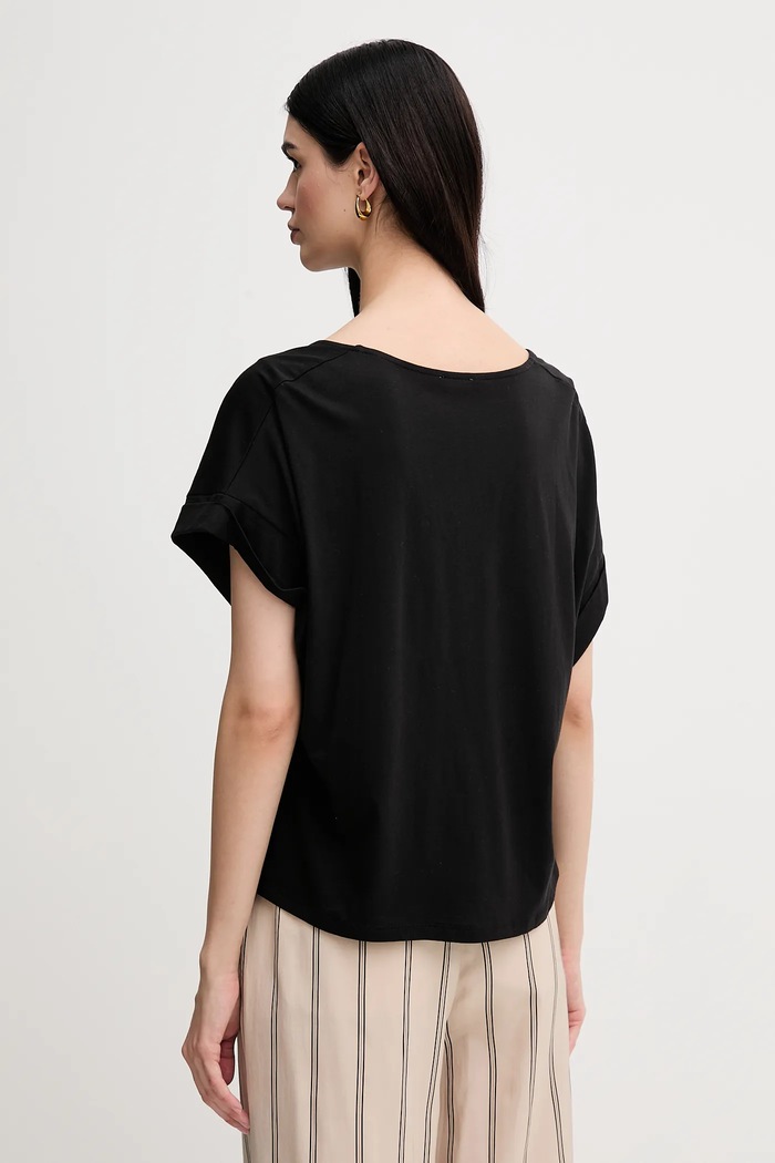 Odjeća Majica kratkih rukava United Colors of Benetton 3Q225M005 crna