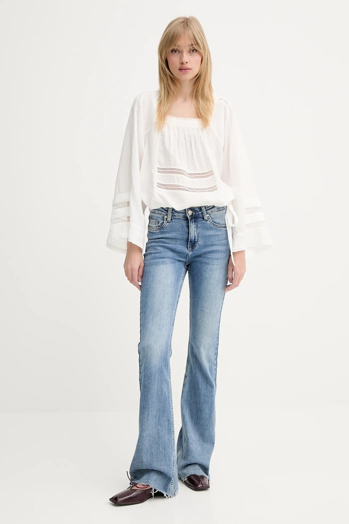 Блуза MUNTHE UROSE 255101825521 бял SS25