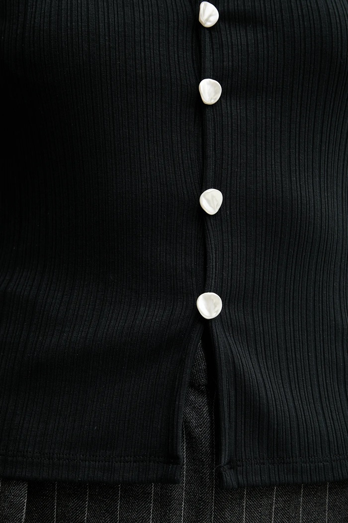 Sisley bluză 37UCL4013 negru