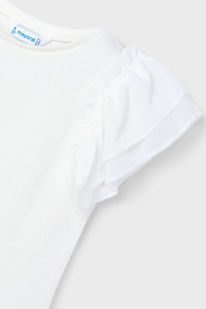 Bluza copii Mayoral 3013.6L.Mini.PPYA alb