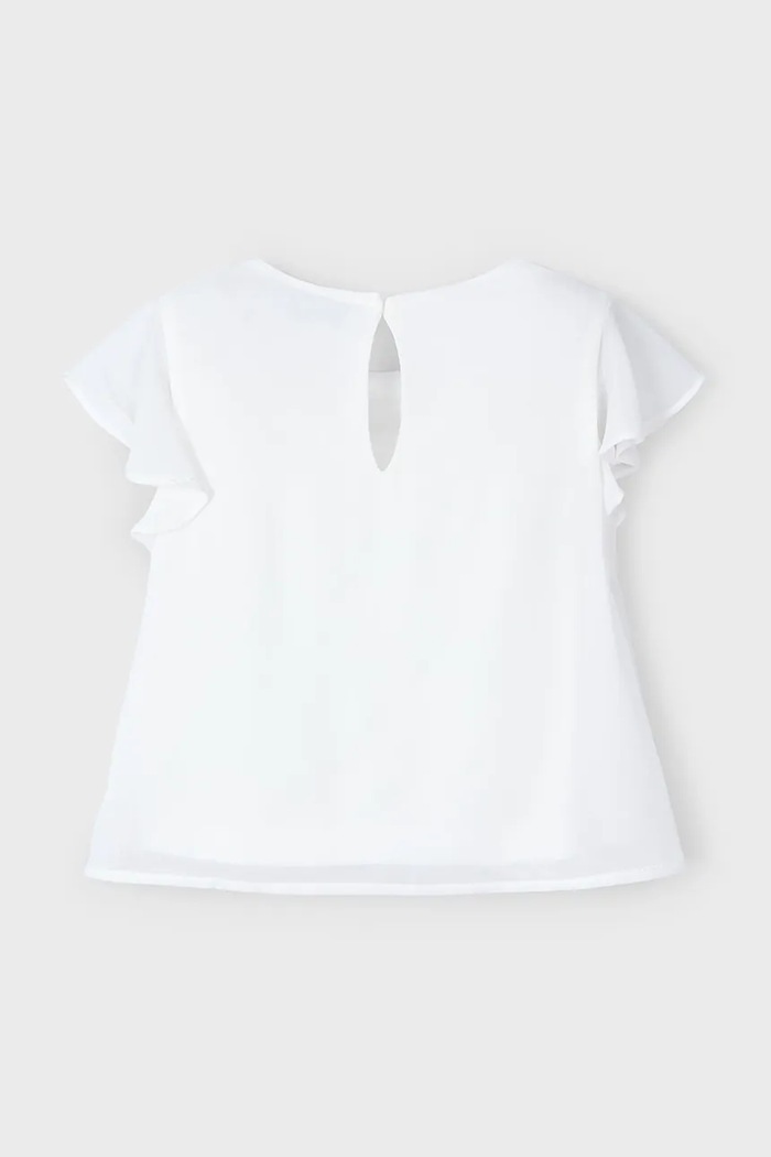 Mayoral bluza copii 3182.6B.Mini.PPYA alb SS25