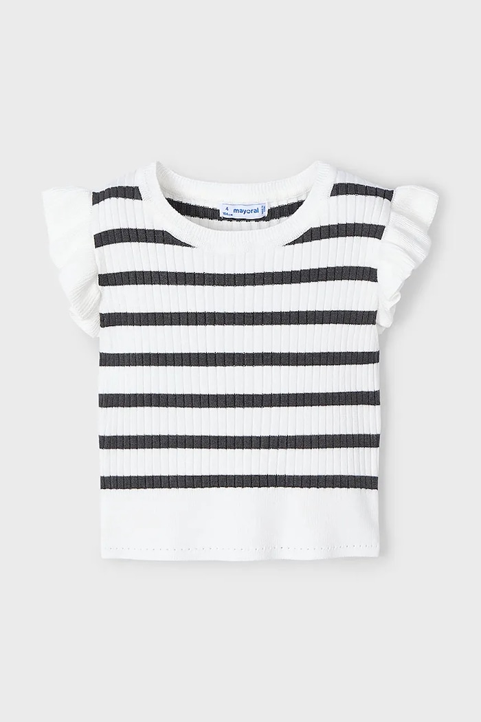 Mayoral bluza copii 3024.6D.Mini.PPYA alb SS25