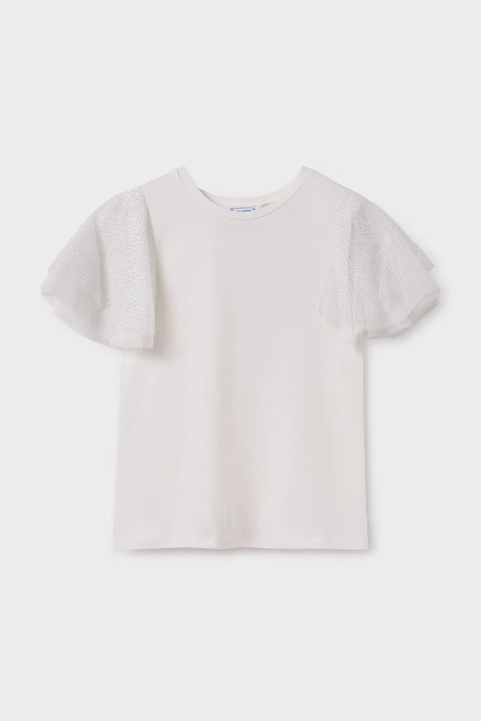 Mayoral bluza copii 6022.8B.Junior.PPYA bej SS25