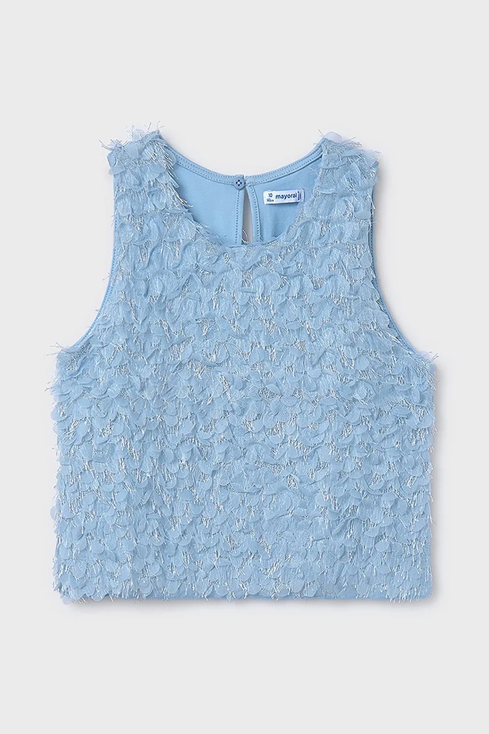 Mayoral Bluza copii albastru 6038.8B.Junior.PPYA
