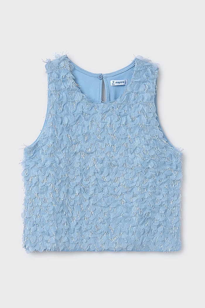 Mayoral Bluza copii albastru 6038.8B.Junior.PPYA