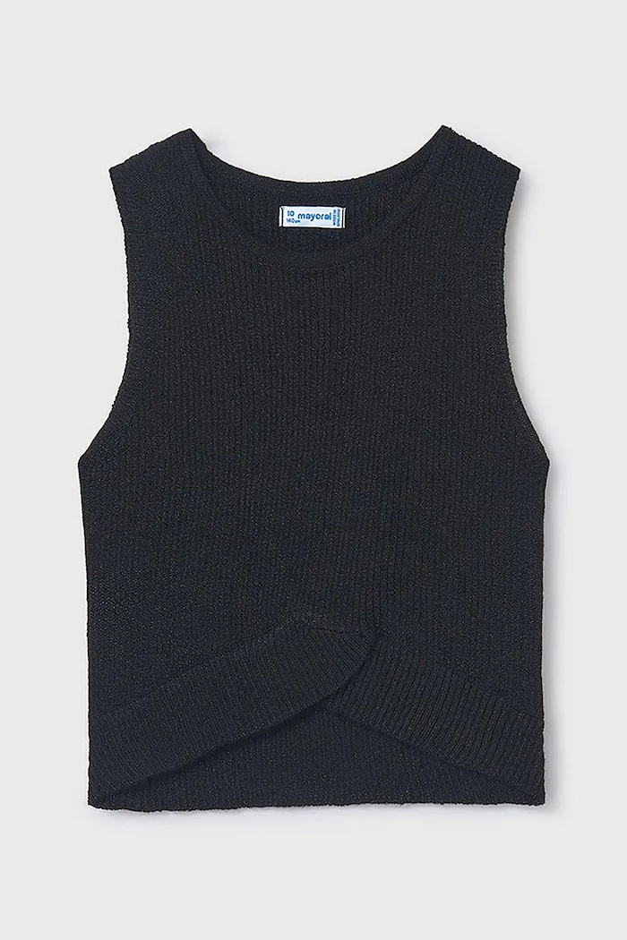 Mayoral top copii uni negru 6039.8B.Junior.PPYA