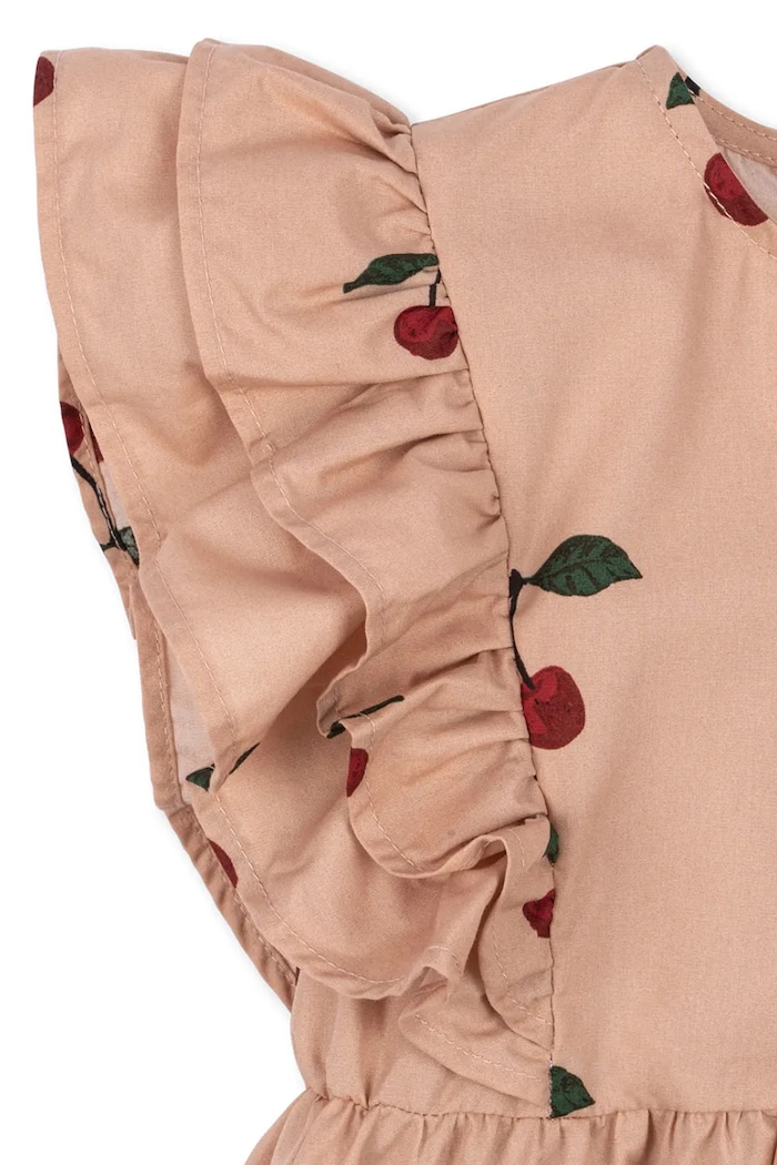 Konges Sløjd bluza de bumbac pentru copii VERBENA TOP GOTS KS102297 roz