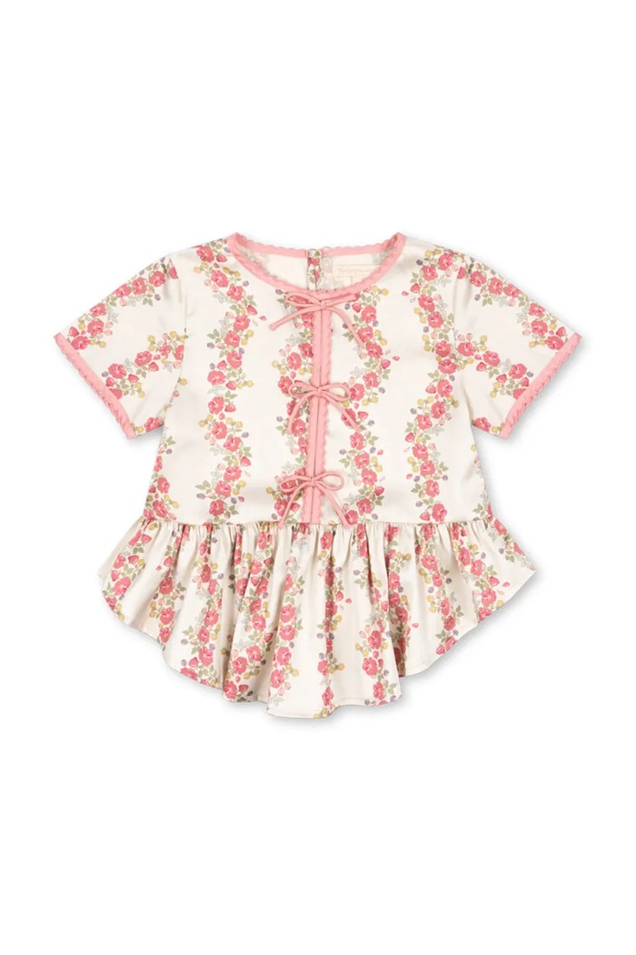 Otroška Majica Konges Sløjd SHEENY BLOUSE KS102428 bež SS25