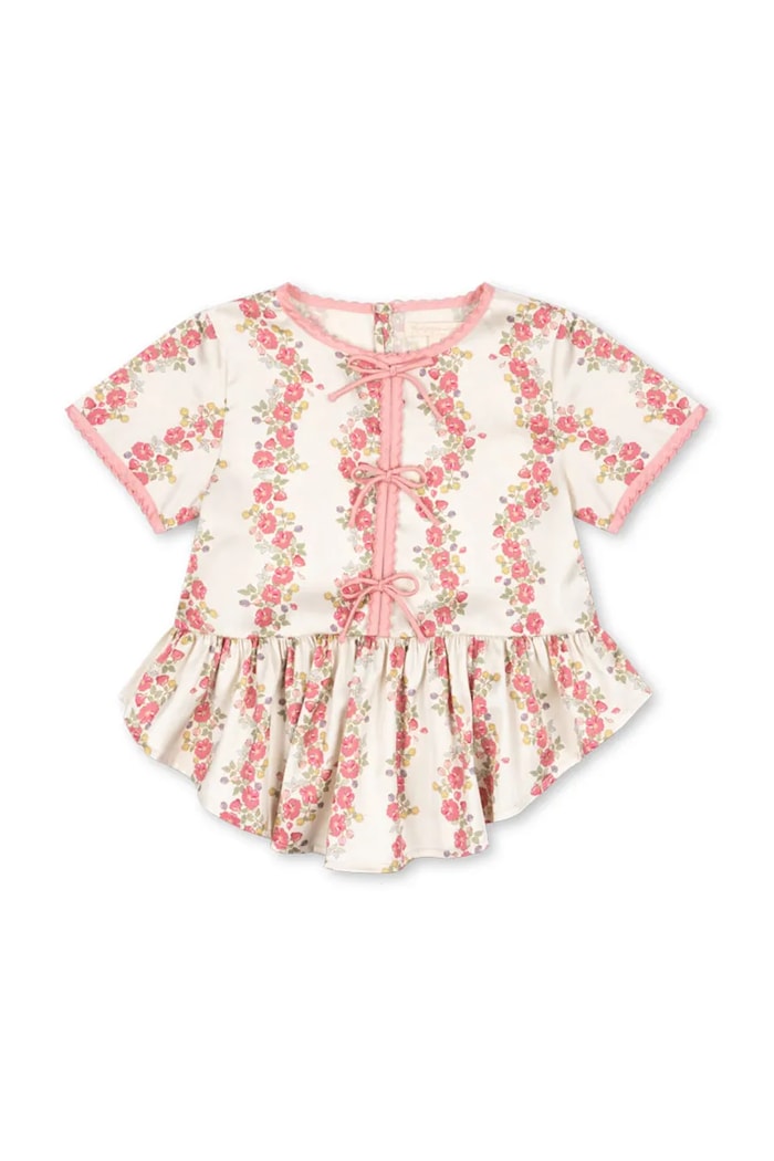 Otroška Majica Konges Sløjd SHEENY BLOUSE KS102428 bež SS25