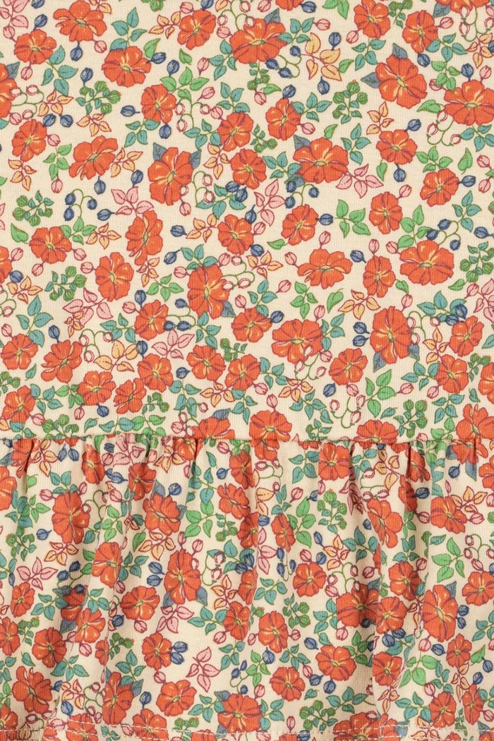 Konges Sløjd bluzka bawełniana dziecięca CLASSIC TEE GOTS pomarańczowy KS102548