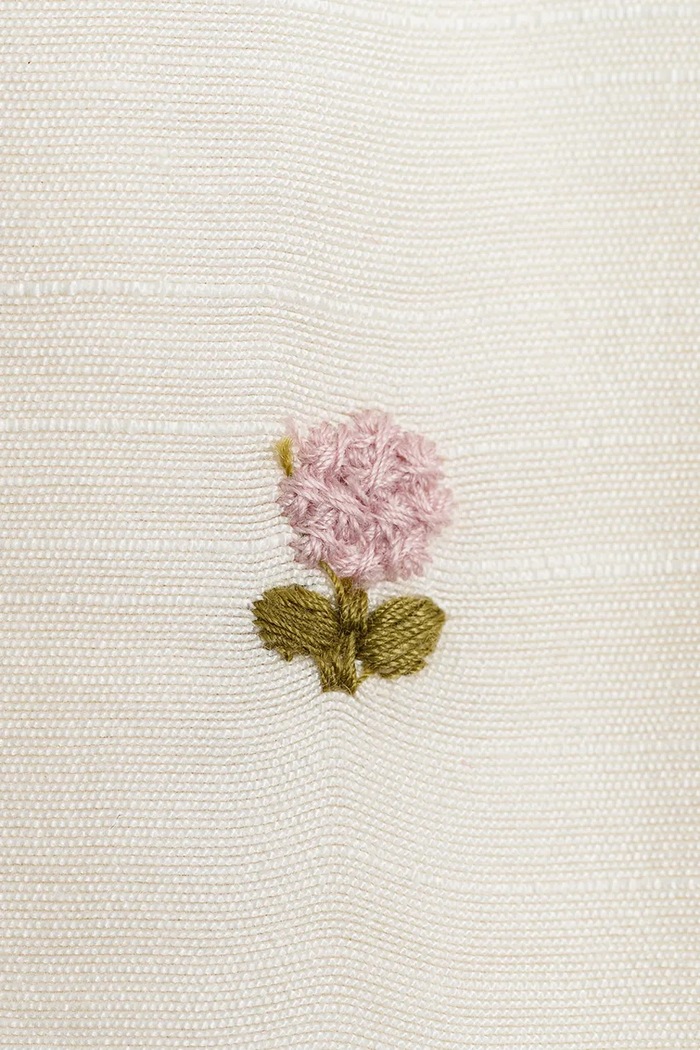 Donsje bluză copii Ezrah Blouse Roses alb 4095401