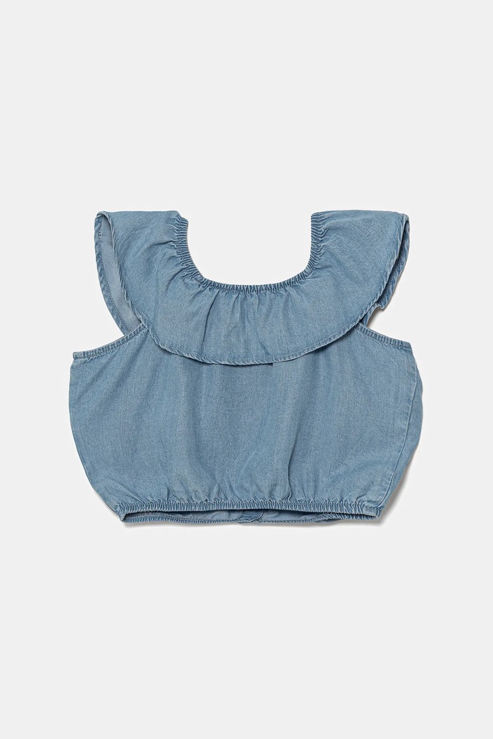 Dječja bluza United Colors of Benetton 5FFKCQ047.G.Seasonal plava SS25