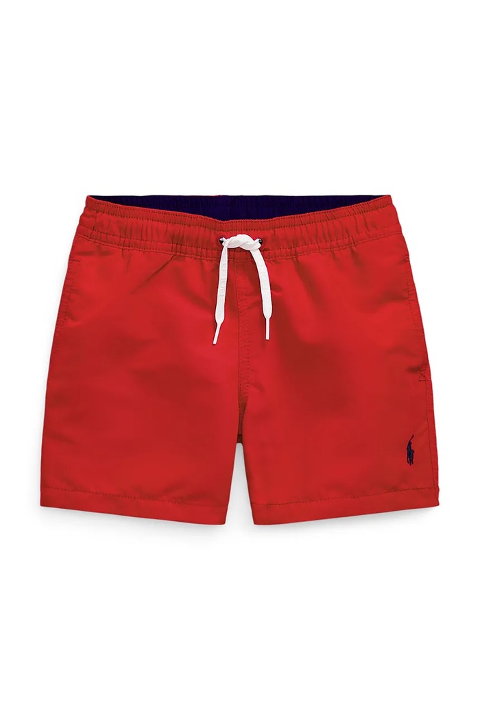Detské plavkové šortky Polo Ralph Lauren Planet friendly červená 322957810001