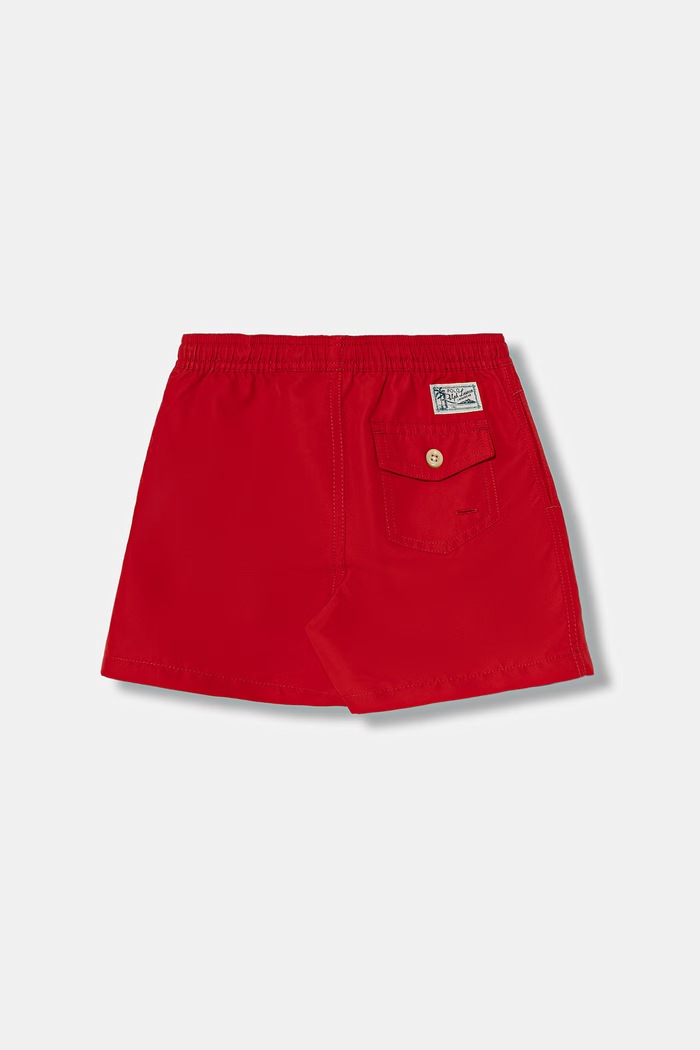 Polo Ralph Lauren szorty kąpielowe dziecięce 322957810001 czerwony SS26