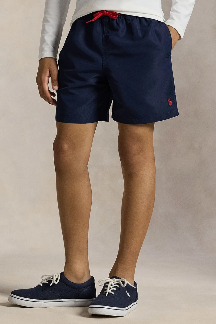 Detské plavkové šortky Polo Ralph Lauren tmavomodrá 323957810002