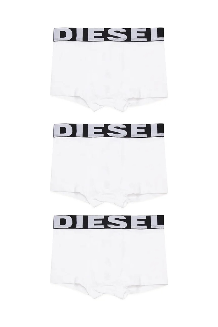 Dječje bokserice Diesel UMBX-UPARRYTHREEPACK-DSL UND SHORT 3-pack print bijela J01911.KYAYJ