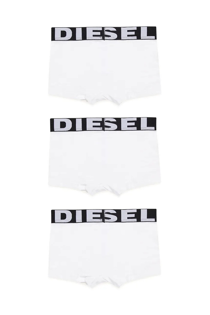 Dječje bokserice Diesel UMBX-UPARRYTHREEPACK-DSL UND SHORT 3-pack J01911.KYAYJ bijela SS26