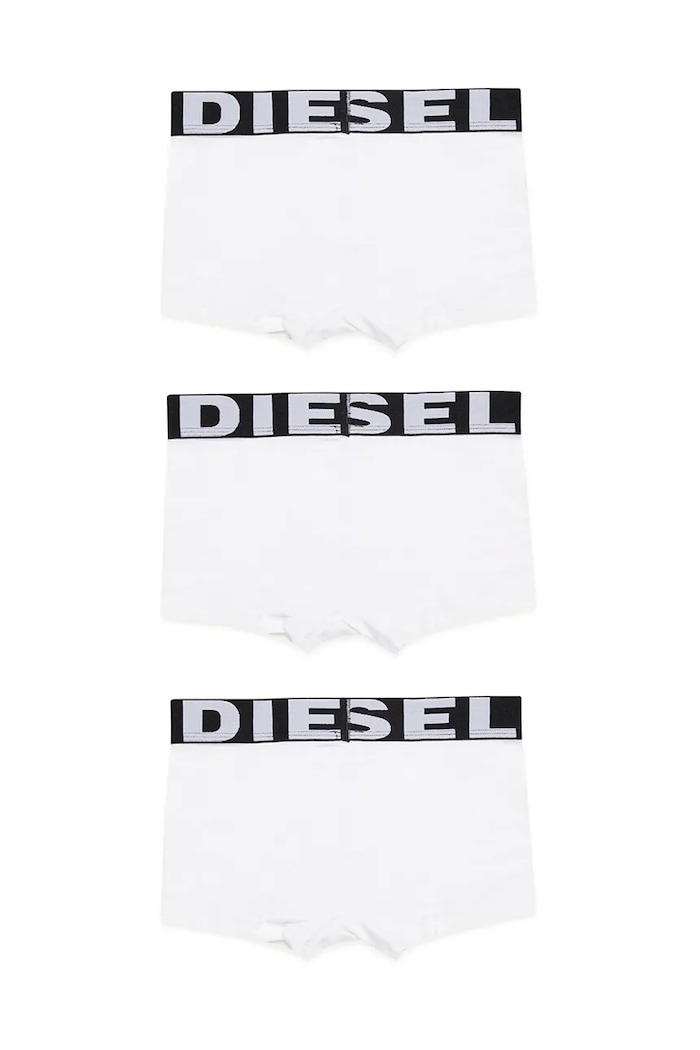 Dječje bokserice Diesel UMBX-UPARRYTHREEPACK-DSL UND SHORT 3-pack J01911.KYAYJ bijela SS26