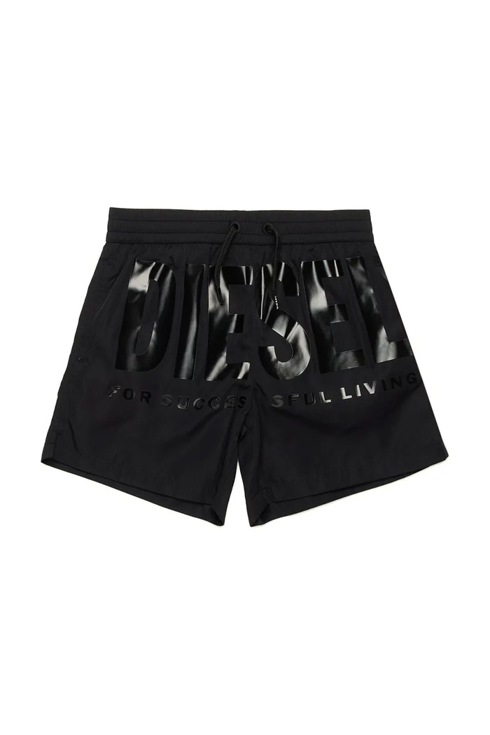 Diesel pantaloni scurti de baie copii MKENM SWIMSUIT J02292 negru SS25