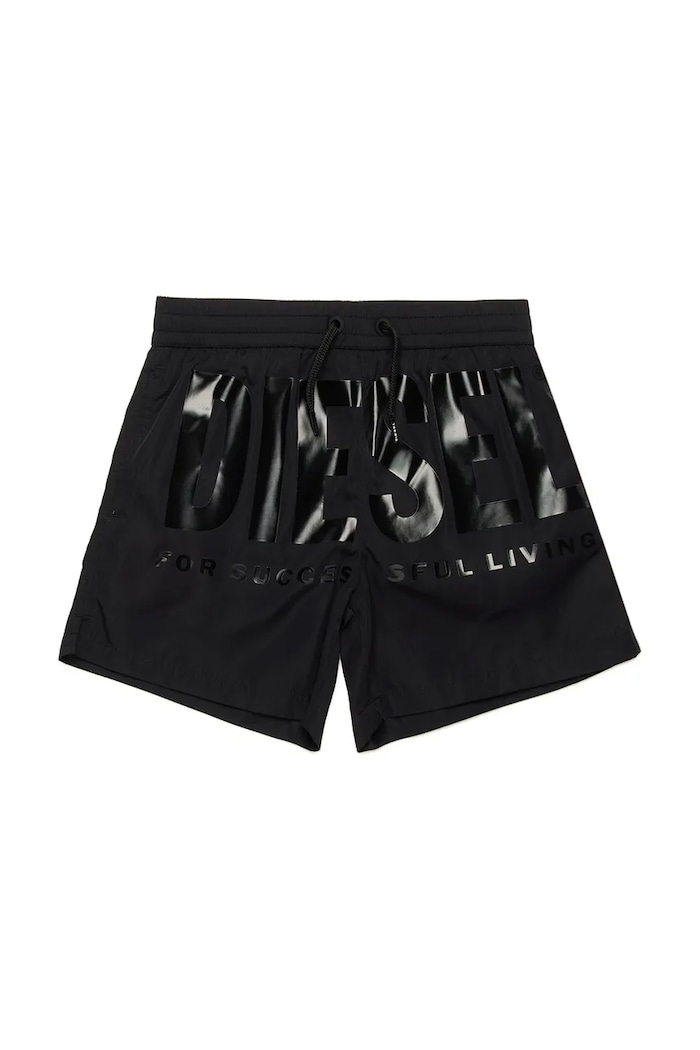 Diesel pantaloni scurti de baie copii MKENM SWIMSUIT J02292 negru SS25
