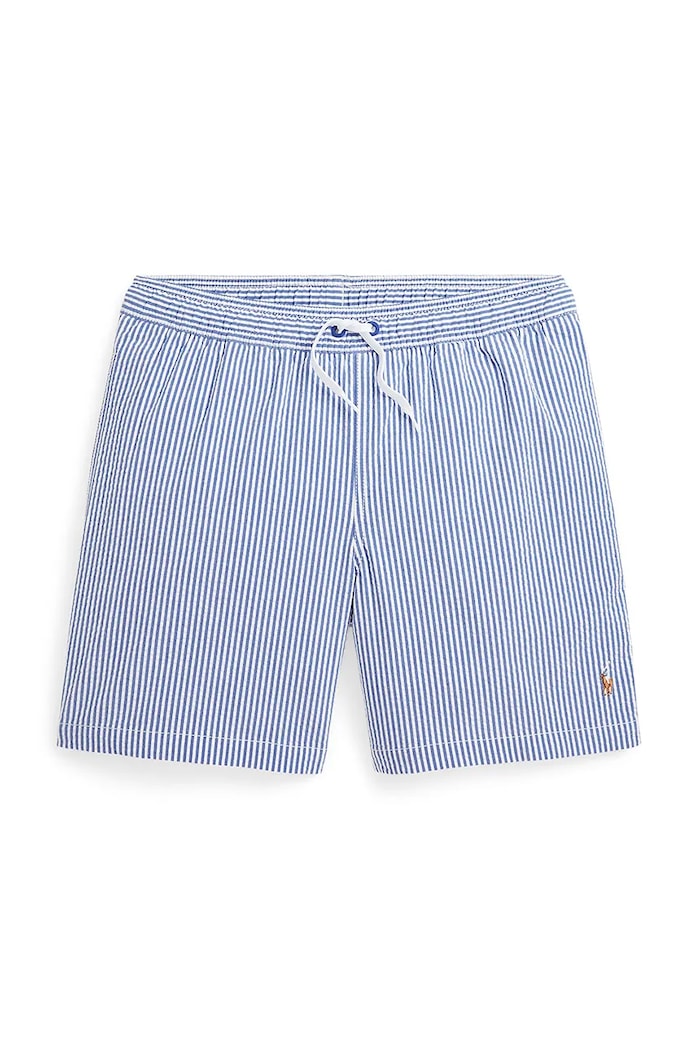 Detské plavkové šortky Polo Ralph Lauren Planet friendly modrá 323934598002