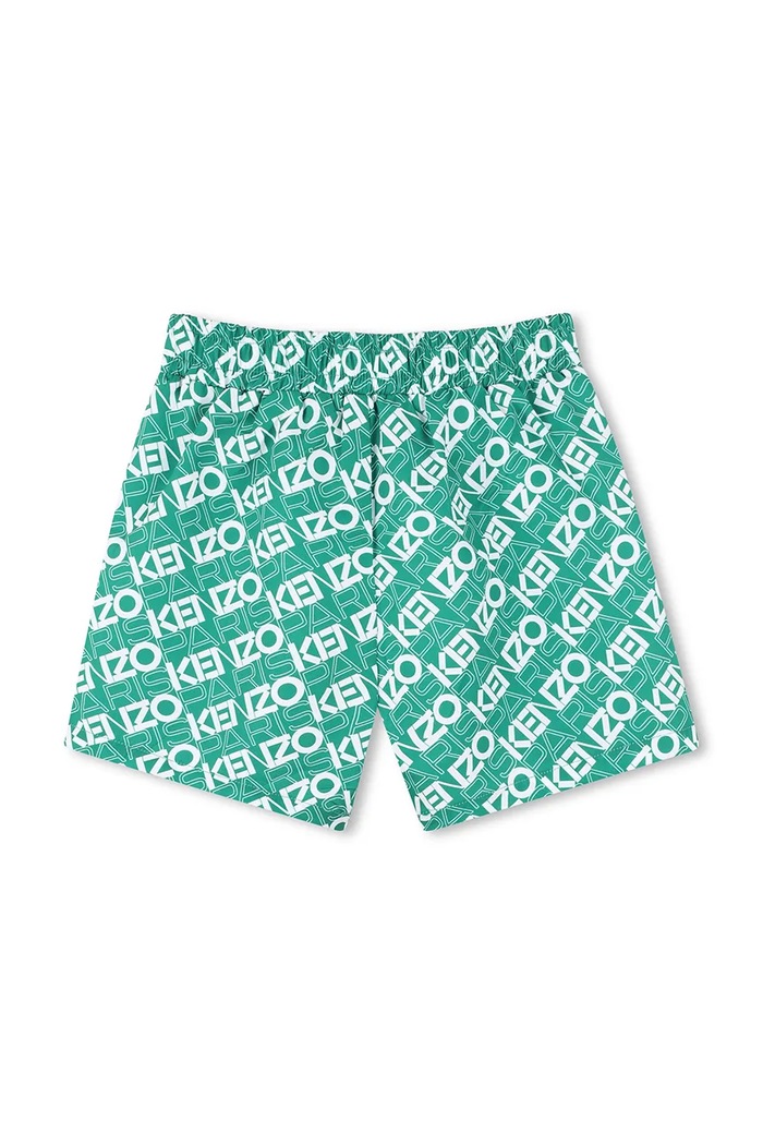 Kenzo Kids szorty kąpielowe dziecięce K61185.86.108 zielony SS25