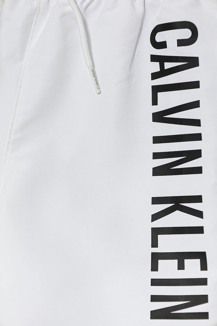 Chłopiec Calvin Klein Jeans szorty kąpielowe dziecięce KV0KV00053.PPYA biały