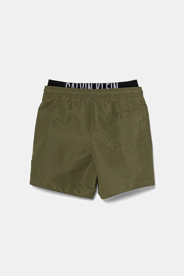 Dětské plavkové šortky Calvin Klein Jeans KV0KV00054.PPYA zelená SS25