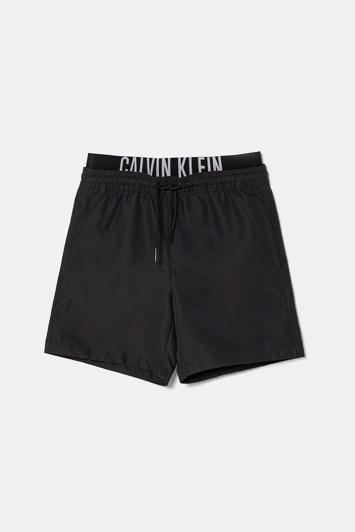 Calvin Klein Jeans gyerek úszó rövidnadrág Planet friendly fekete KV0KV00054.PPYA