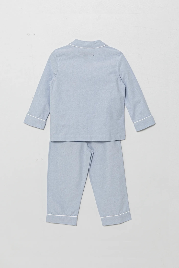 Dječja pamučna pidžama Polo Ralph Lauren 2-pack 8P0193 plava SS25