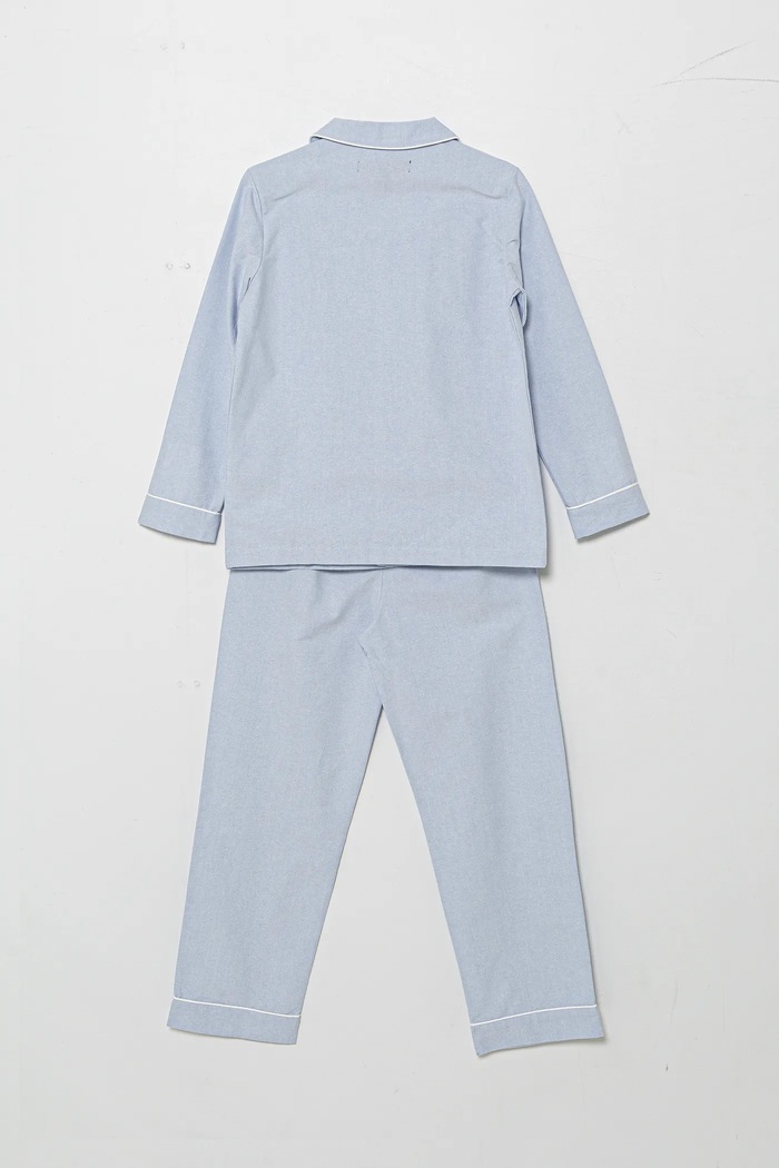 Detské bavlnené pyžamo Polo Ralph Lauren 9P0193 modrá SS25