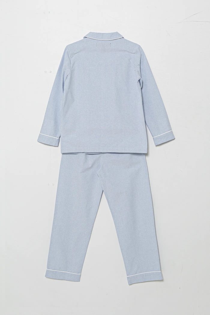 Detské bavlnené pyžamo Polo Ralph Lauren 9P0193 modrá SS25