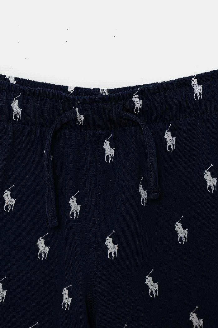 Polo Ralph Lauren gyerek pamut pizsama sötétkék 9P0250