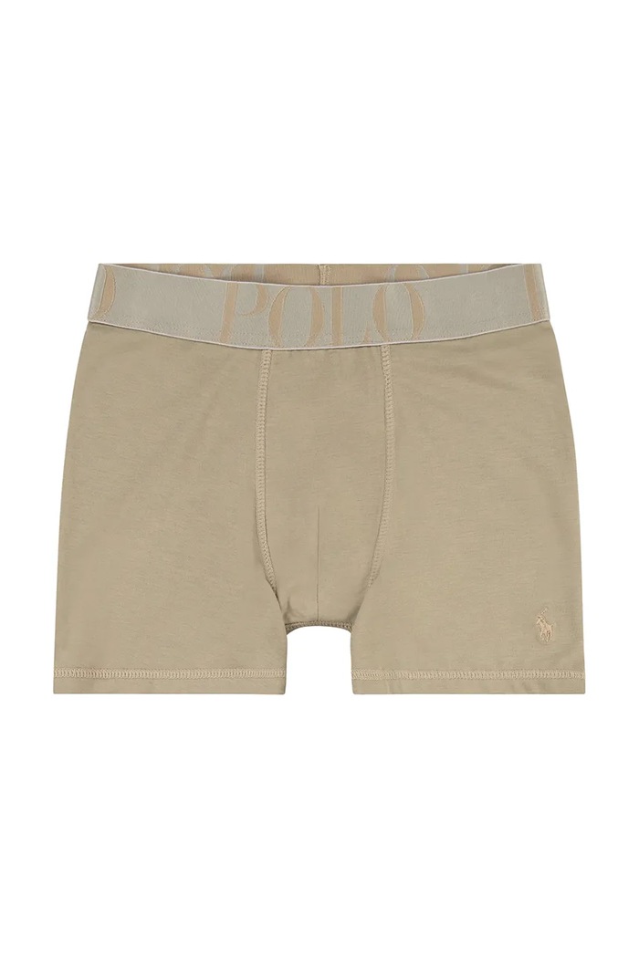 CHLAPEC Dětské bavlněné boxerky Polo Ralph Lauren 3-pack 9P5035 béžová