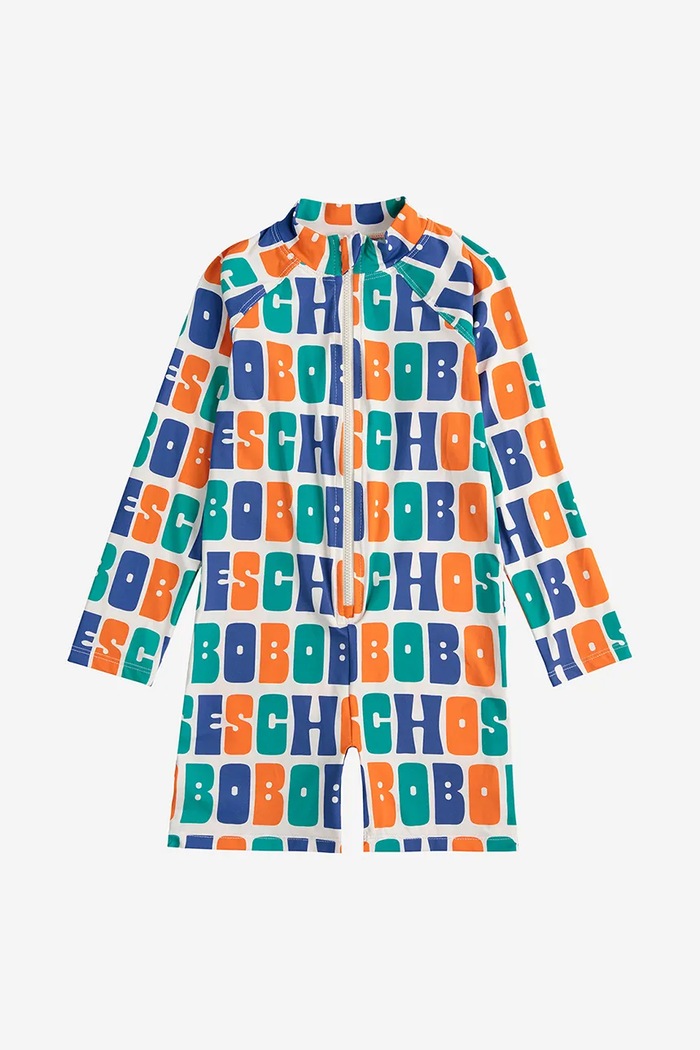 Jednodílné dětské plavky Bobo Choses 125AC135 oranžová SS25