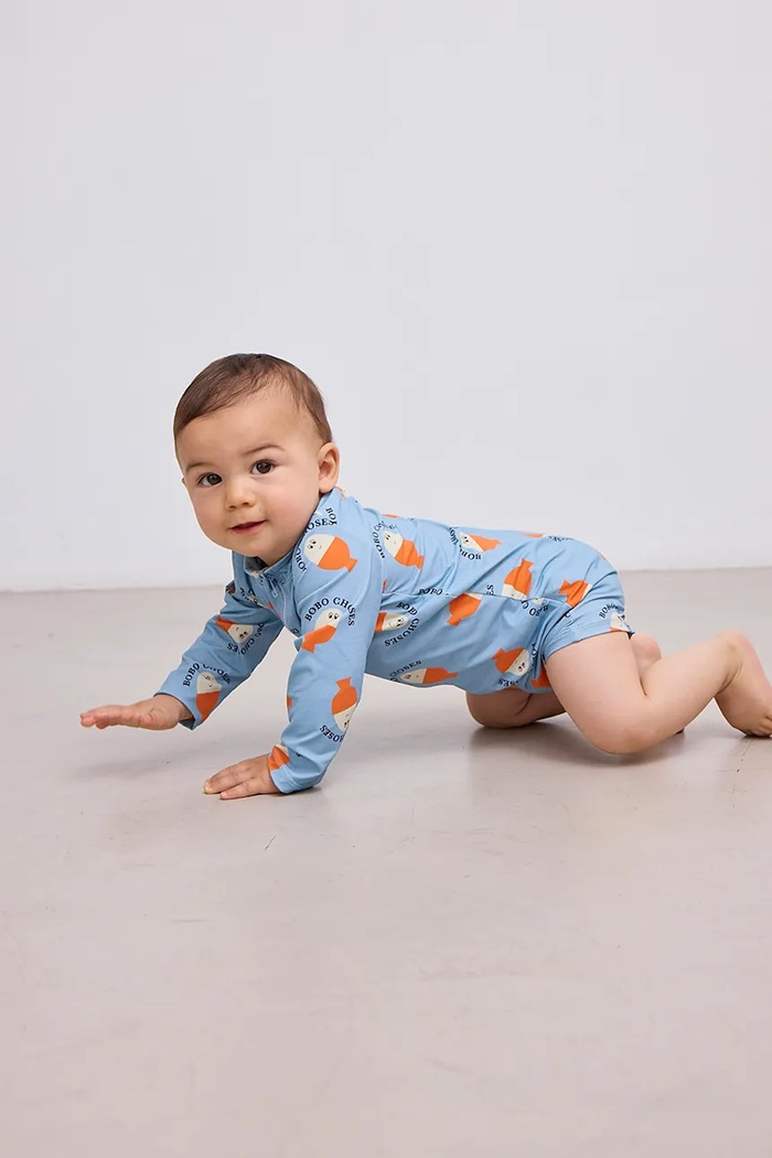 Dječji jednodijelni kupaći kostim Bobo Choses Morning Egg plava 125AB103