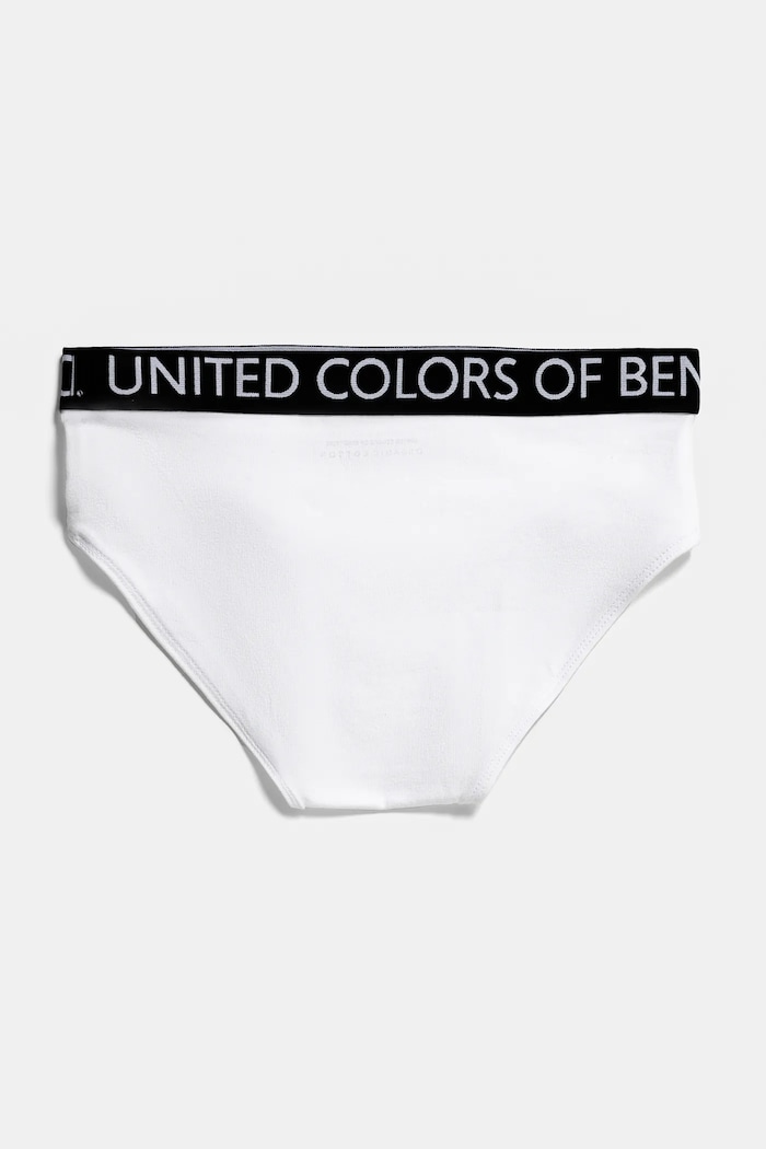 Dječje slip gaćice United Colors of Benetton 2-pack 3OP80S484.G.Reprop.PPYA bijela SS25
