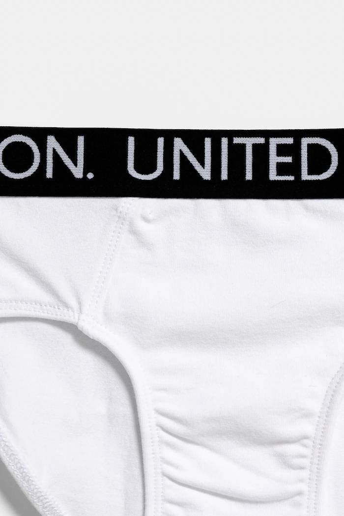 Dječaci Dječje slip gaćice United Colors of Benetton 2-pack 3OP80S484.G.Reprop.PPYA bijela