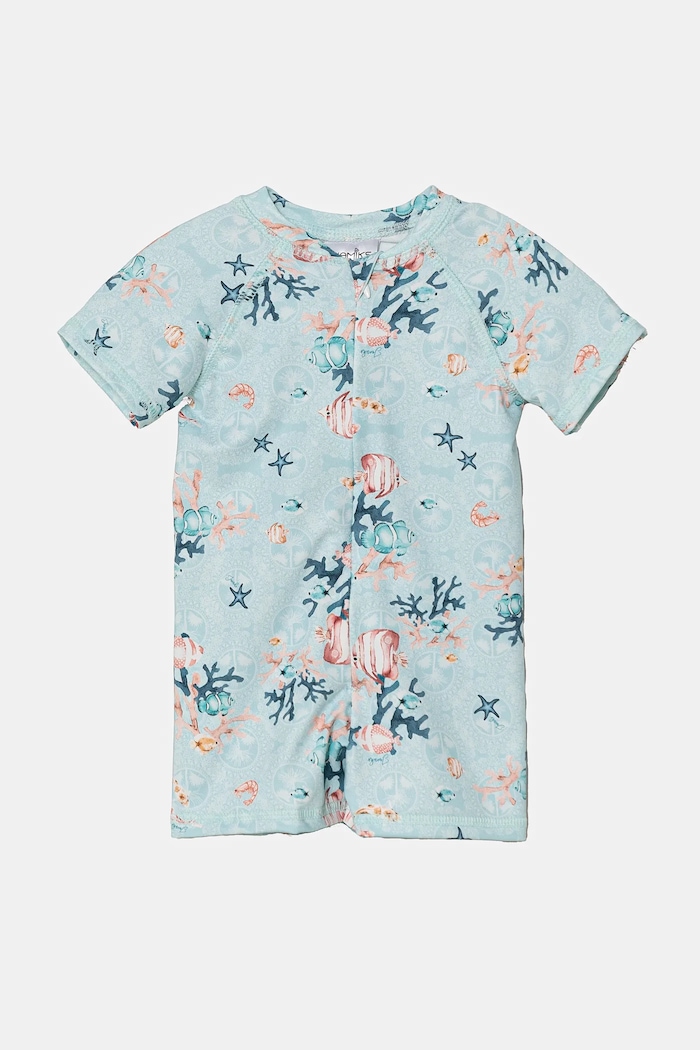 Jamiks costum de baie pentru bebeluși NINO Produs pentru bebe turcoaz NINO.Komb.plaz.JLH095.B
