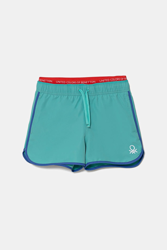 Dětské plavkové šortky United Colors of Benetton tyrkysová 5JD00X00R.G.Seasonal