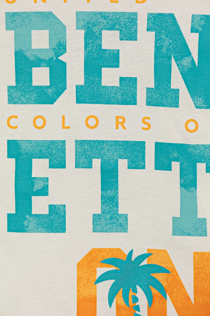 Chłopiec United Colors of Benetton piżama dziecięca 30960P08O.G.Seasonal turkusowy