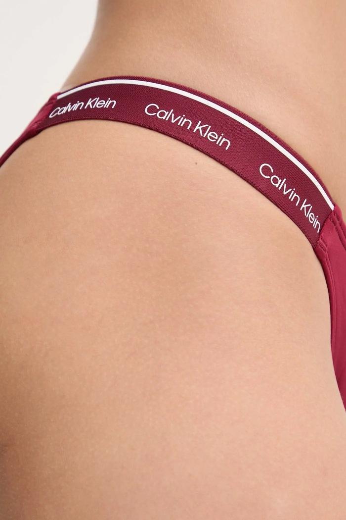 Spodnji del kopalk Calvin Klein bordo KW0KW02732