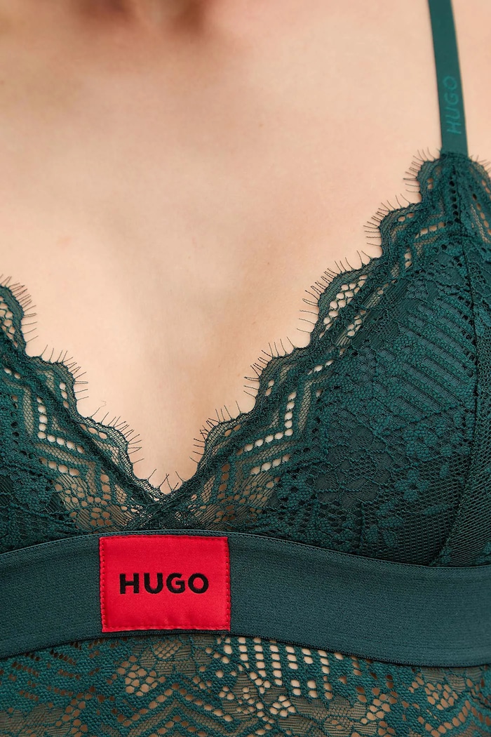 HUGO sutien TRIANGLE RL LACE verde 50535060