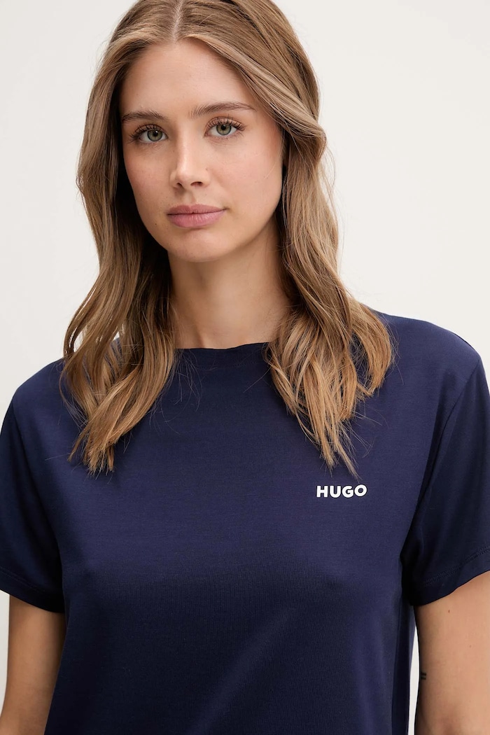 Футболка лаунж HUGO NIKKA_T-SHIRT тёмно-синий 50534300