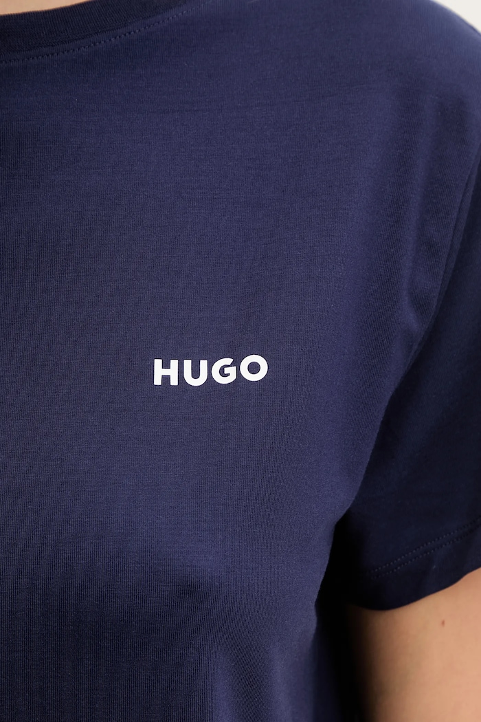 Футболка лаунж HUGO NIKKA_T-SHIRT 50534300 тёмно-синий