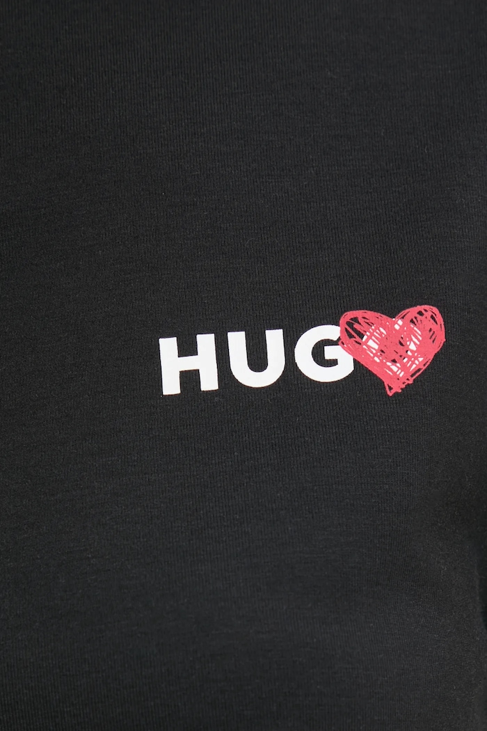 Футболка лаунж HUGO NIKKA_T-SHIRT чёрный 50534300