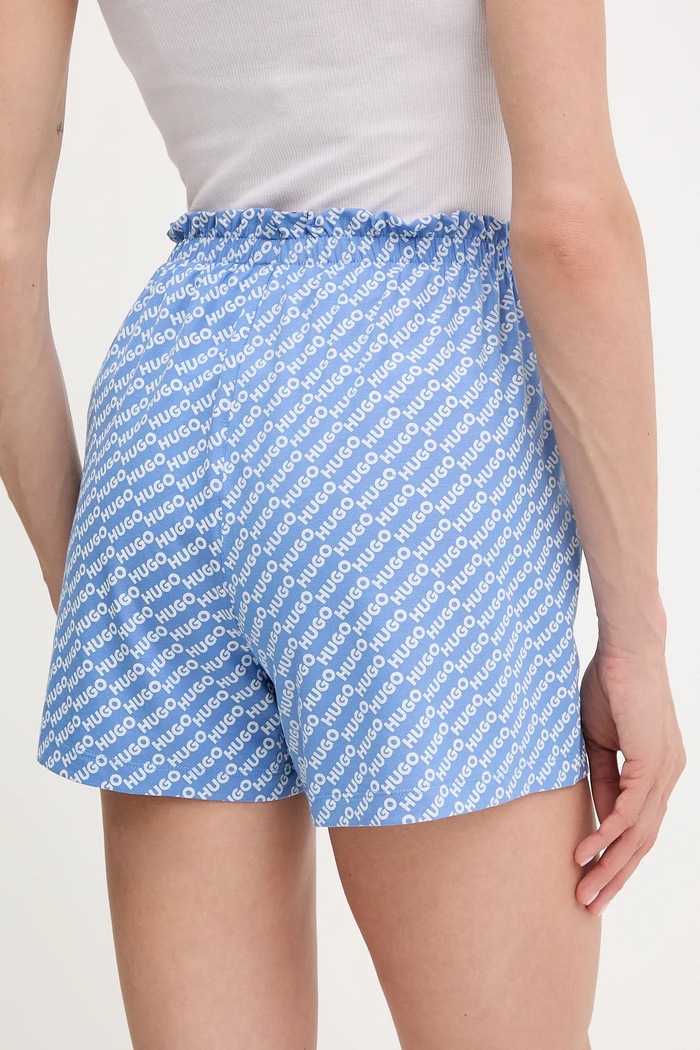 Oblečenie Pyžamové šortky HUGO NIKKA_SHORTS 50534304 fialová