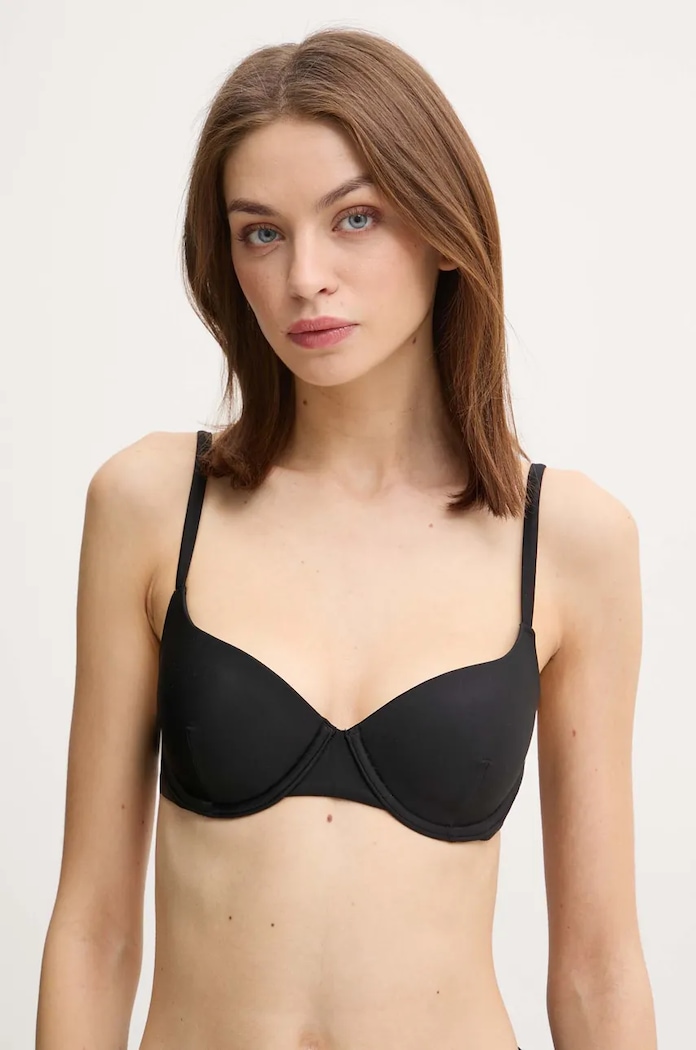 Bikini top BOSS με ενίσχυση μαύρο 50535148